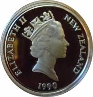 (№1990km73a) Монета Новая Зеландия 1990 год 10 Cents (150 лет договор Вайтанги)