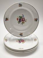 Тарелки десертные ЗИК Конаково 4 штуки диаметр 19,5 см