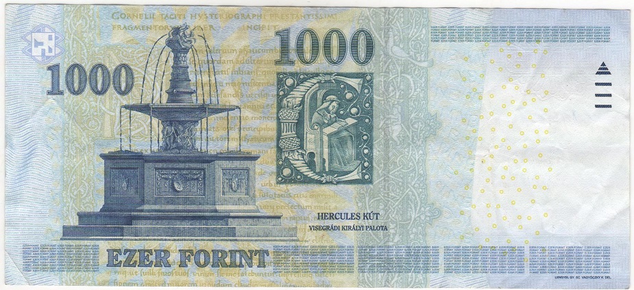 (2012) Банкнота Венгрия 2012 год 1 000 форинтов &quot;Матьяш I Корвин&quot;   VF