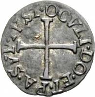 (№1617km24(neuchacirc;tel)) Монета Швейцария 1617 год 1/2 Kreuzer
