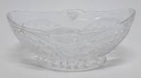 Салатник, хрусталь, размер 17,5*9*6 см., СССР (сост. на фото)