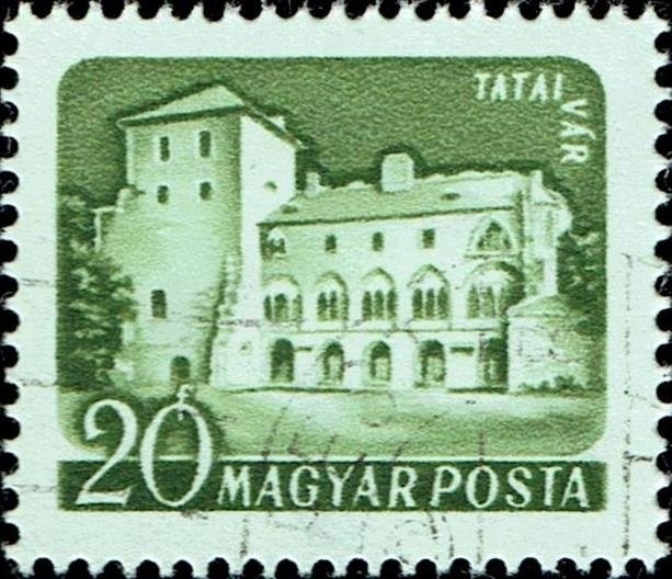 (1960-052) Марка Венгрия &quot;Тата&quot;    Замки (Стандартный выпуск) III Θ