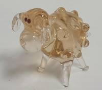 Стеклянная фигурка "Овечка" (сост. на фото)