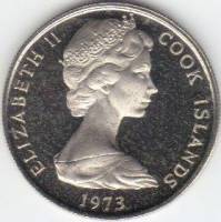 (№1972km4) Монета Острова Кука 1972 год 10 Cents