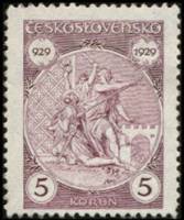 (1929-86) Марка Чехословакия "Убийство Св. Вацлава (Красно-фиолетовая)"    1000 лет со дня смерти ге