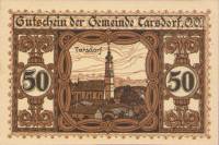 (№1920) Банкнота Австрия 1920 год "50 Heller"