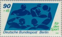 (1980-011) Марка Германия (ФРГ) "Водное поло"    Спорт III O