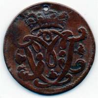 (№1763km161) Монета Германия (Германская Империя) 1763 год 1/4 Stuber
