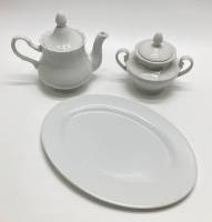 Чайник заварочный + сахарница + блюдо