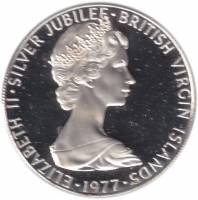 () Монета Британские Виргинские острова 1977 год 25  ""    AU