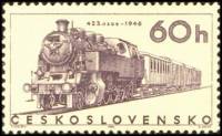 (1966-015) Марка Чехословакия "423 0206 (1946)"    Локомотивы III Θ