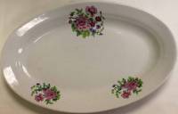 Блюдо овальное с рисунком (Дулево 70-ые)