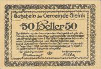 (№1920) Банкнота Австрия 1920 год "50 Heller"