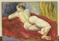 Картина В.М. Чуркин "Обнажённая натура. №4", 61х43 масло, оргалит, 2015 г. (см. фото)