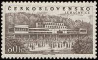 (1958-031) Марка Чехословакия "Лугачовице"    Чехословацкие Спа I Θ