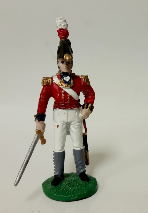 Оловянный солдатик &quot;Офицер 8-го полка тяжелой британской пехоты, 1813 г.&quot;