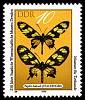 (1978-092) Марка Германия (ГДР) "Бабочки"    Музей Дрездена, 250 лет II Θ