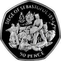 () Монета Гибралтар 2004 год 50 пенсов ""   AU