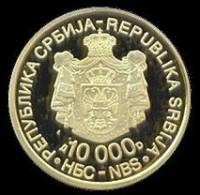 (№2006km45) Монета Сербия 2006 год 10,000 Dinara (Никола Тесла)