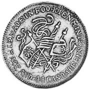 (№1924y381.4) Монета Китай 1924 год 20 Cents