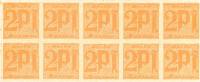 (№2017) Банкнота Германия (Без даты) 2 Pfennig"