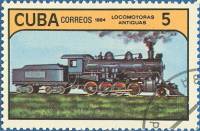 (1984-046) Марка Куба "Локомотив (3)"    Локомотивы III Θ