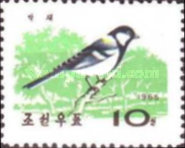 (1965-072) Марка Северная Корея "Большая синица"   Птицы III Θ