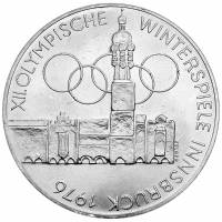 (1975) Монета Австрия 1975 год 100 шиллингов "XII Зимняя Олимпиада Инсбрук 1976" Халль Серебро Ag 64