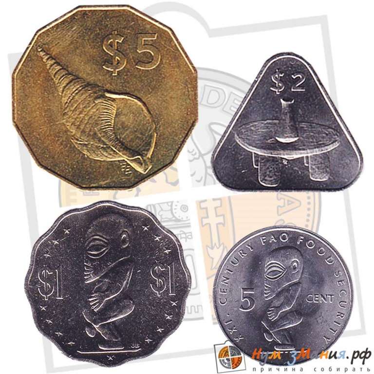 () Монета Острова Кука  год &quot;Год дракона&quot;   UNC