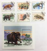 Набор из 6 марок + 1 блока, Мадагаскар, Гашёные, III Θ (сост. на фото) 