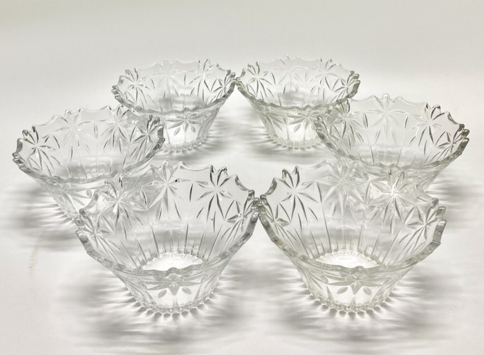 Креманки стеклянные 6 шт 