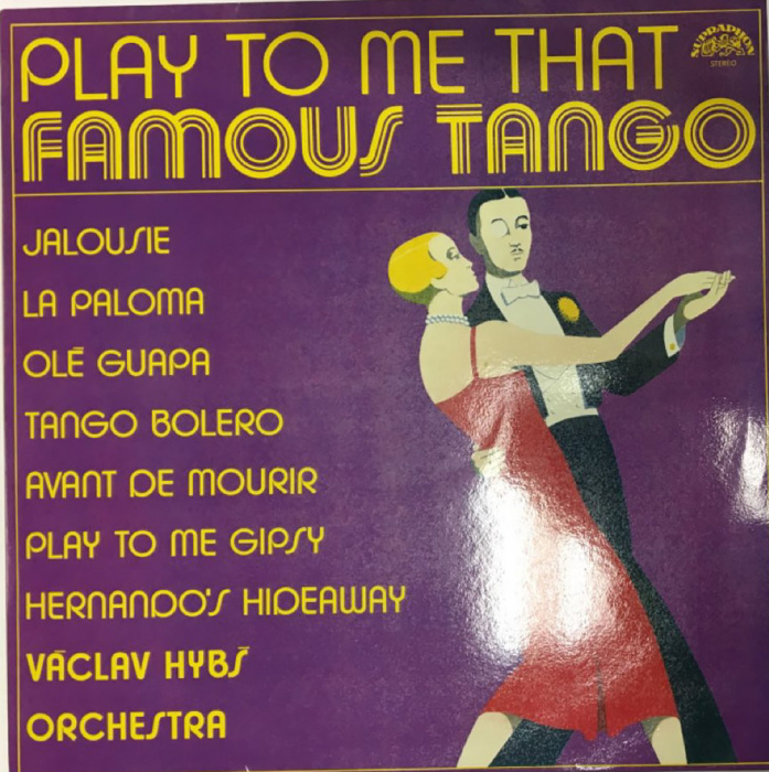 Пластинка виниловая &quot;Сборник. Play to me that famous tango&quot; Supraphon 300 мм. (Сост. на фото)