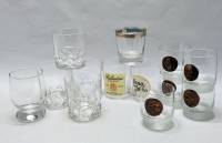 Стаканы для виски 13 штук разные Ballantines Long John и другие