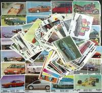 Коллекция вкладышей жевачки Turbo, 136 шт, все разные