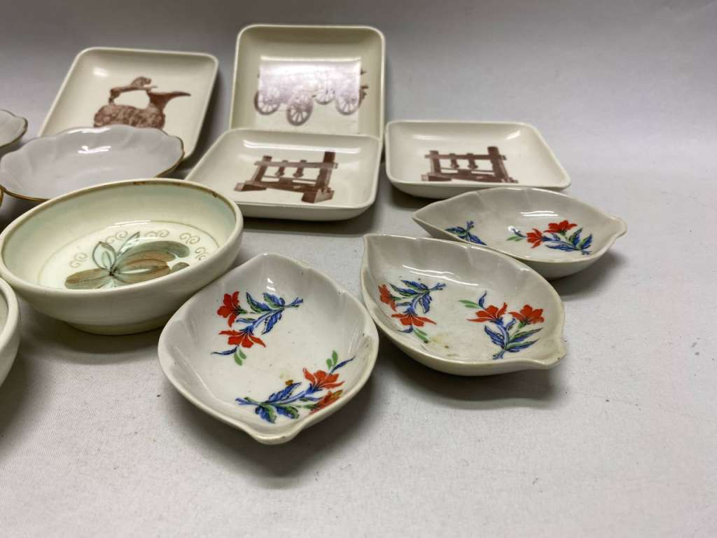 Креманки 13 шт фарфор, пластик