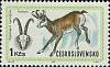 (1971-037) Марка Чехословакия "Серна" ,  II Θ