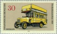 (1973-011) Марка Германия (ФРГ) "Палубный автобус (1919)"    Транспорт Берлина III O