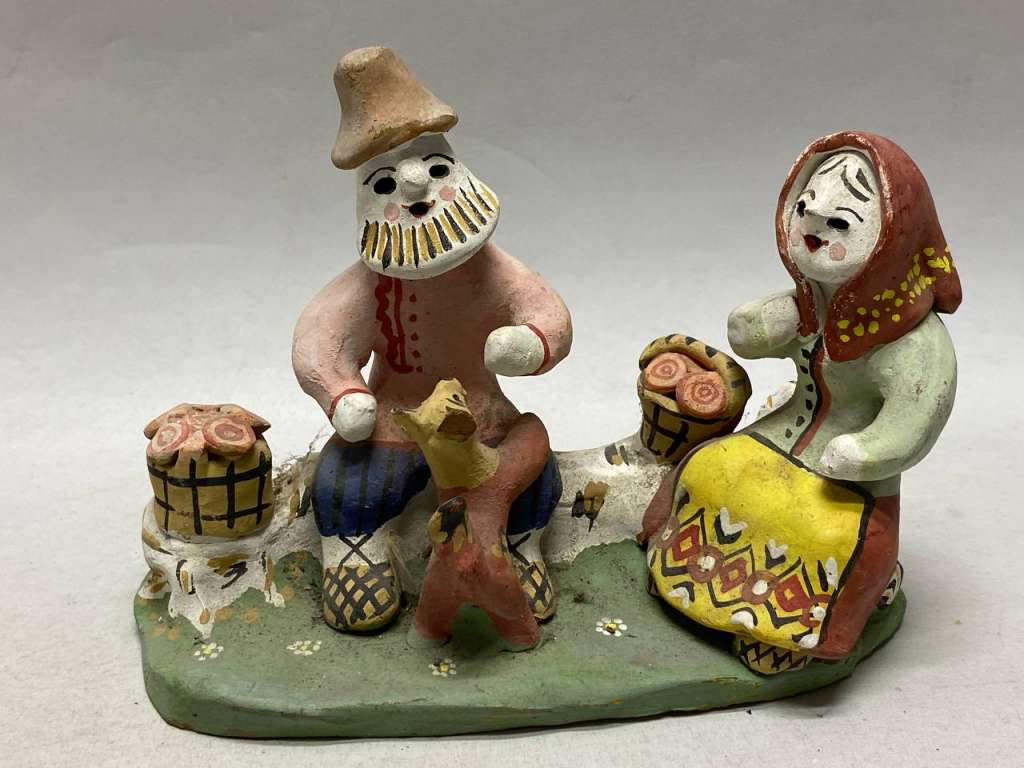 Сувениры 2 шт статуэтки, ручная работа