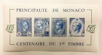 --  Блок марок  Монако 1 шт.  Негашеные , III O