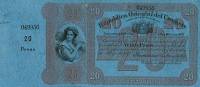 (№1870P-A113) Банкнота Уругвай 1870 год "20 Pesos"