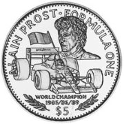 () Монета Либерия 1992 год 5 долларов ""   AU