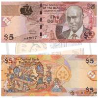  Банкнота Багамские острова Багамы 2000 год      UNC