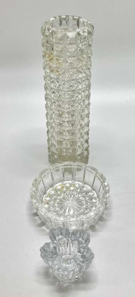 Блюдо + рыбница, стекло