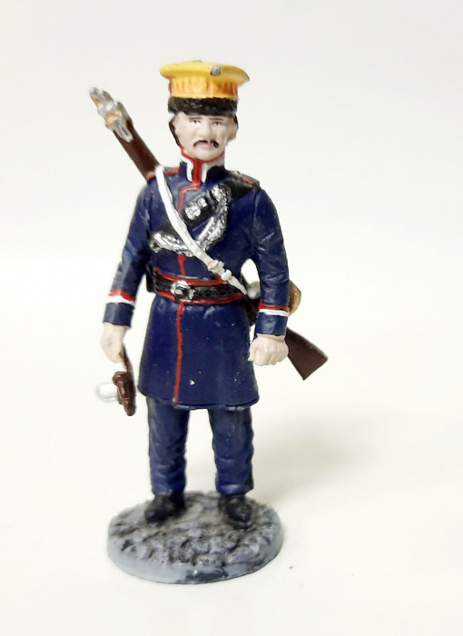 Оловянный солдатик &quot;Урядник 1-го Калмыцкого казачьего полка, 1812-1814 г.&quot;