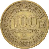 () Монета Перу 1984 год 100  ""   Латунь  UNC