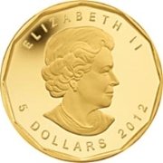 () Монета Канада 2012 год 5  ""    AU