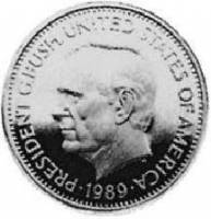() Монета Либерия 1989 год 250  ""   Биметалл (Платина - Золото)  UNC