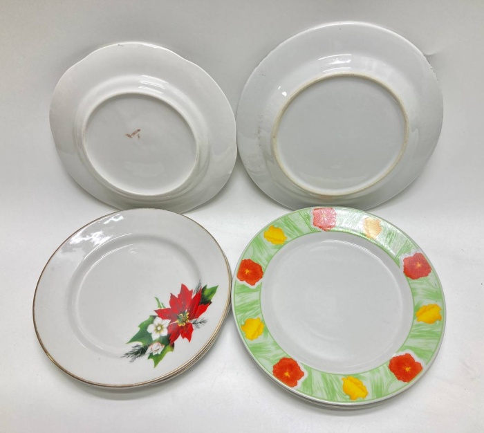 Тарелки десертные, 6 шт (3+3)