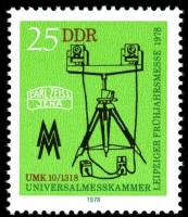 (1978-024) Марка Германия (ГДР) "Измерительная камера"    Ярмарка, Лейпциг II Θ