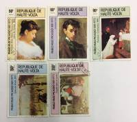 --  Набор марок Верхняя Вольта 5 шт.  Гашёные , III Θ